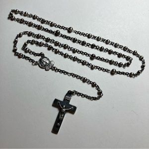 Vintage Sterling Pocket Rosary